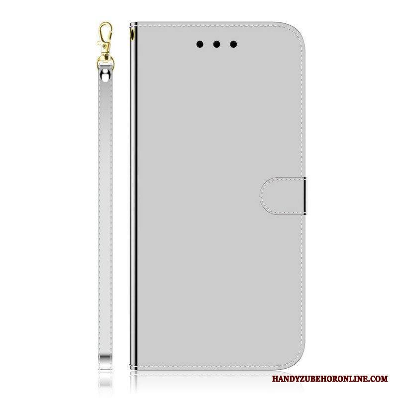 Flip Case Samsung Galaxy A53 5G Keinonahkainen Peilin Kansi