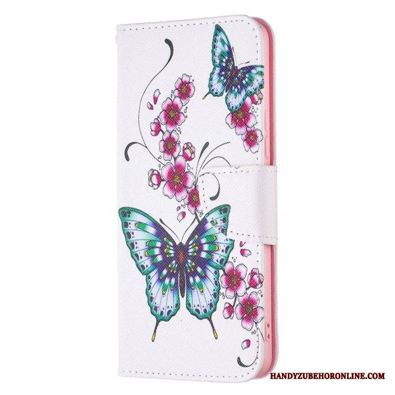 Flip Case Samsung Galaxy A53 5G Perhosia