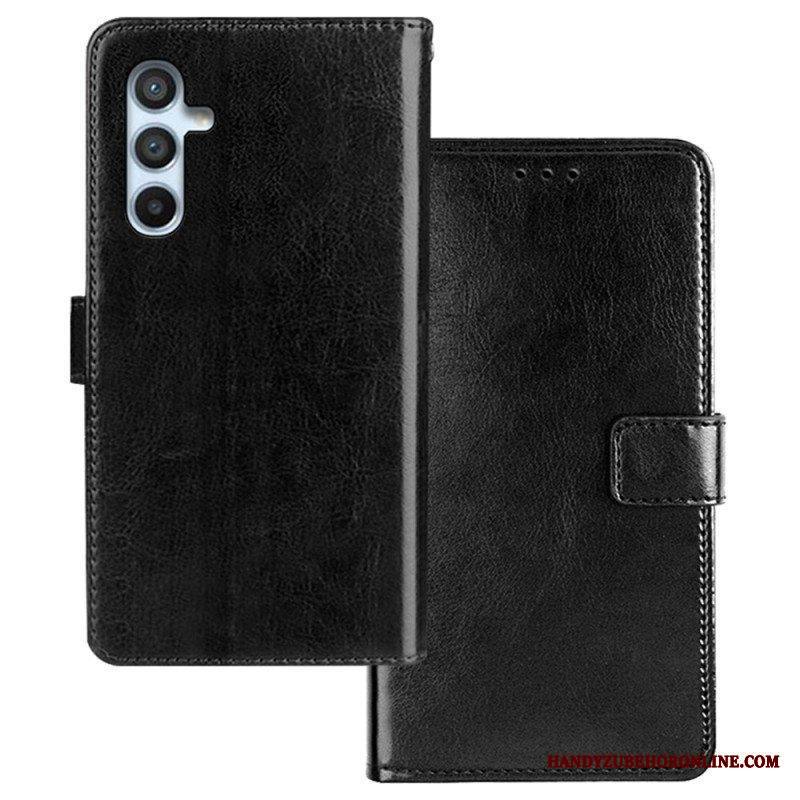 Flip Case Samsung Galaxy A54 5G Nahkajäljitelmä Idewei