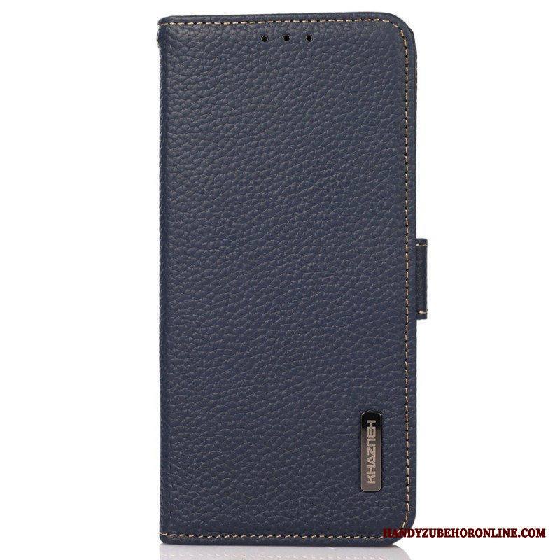 Flip Case Samsung Galaxy M13 Litsi Nahka Khazneh Rfid