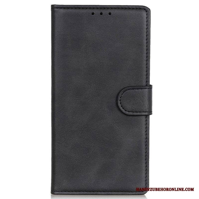 Flip Case Samsung Galaxy M13 Matta Keinonahka