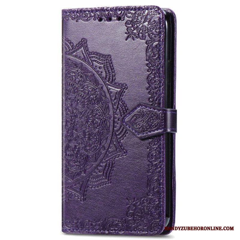 Flip Case Samsung Galaxy S22 Ultra 5G Mandala Keskiaika