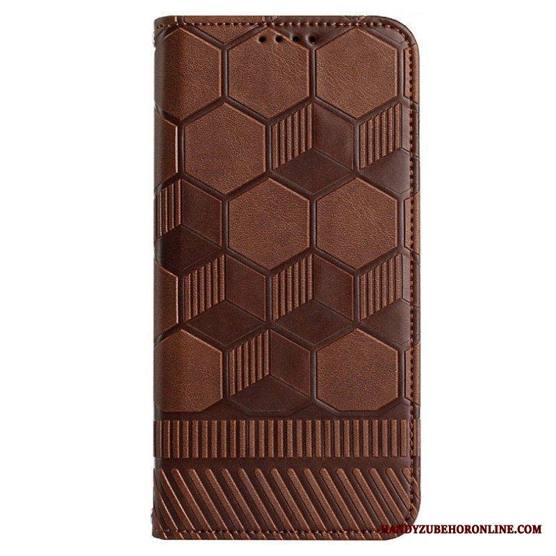 Flip Case Samsung Galaxy S23 5G Jalkapallon Kuvio