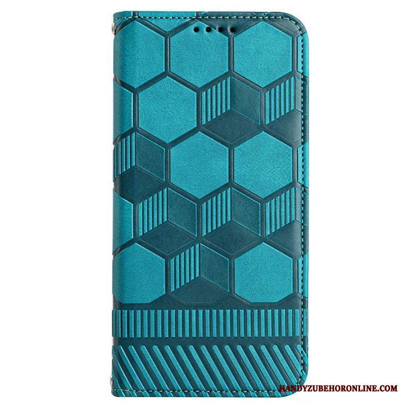 Flip Case Samsung Galaxy S23 5G Jalkapallon Kuvio