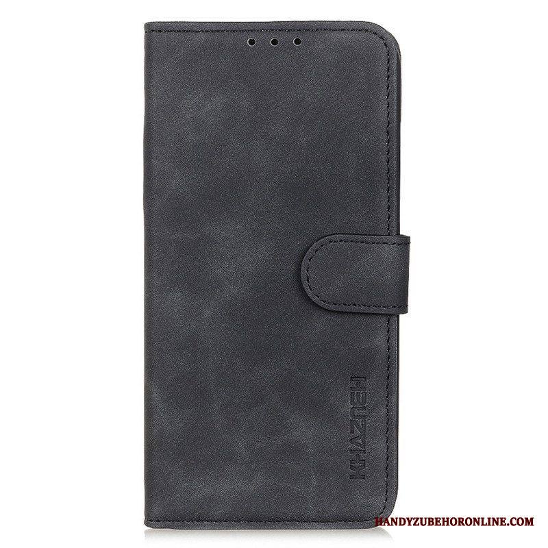 Flip Case Sony Xperia 10 IV Khazneh Vintage Nahkaefekti