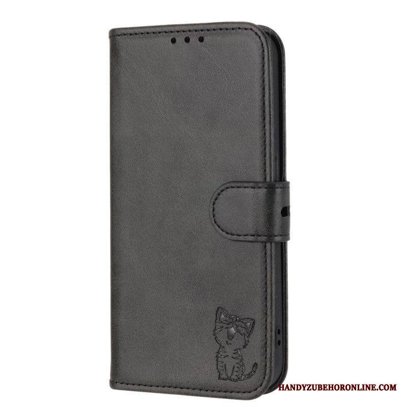 Flip Case Sony Xperia 10 IV Pieni Kissanpentu