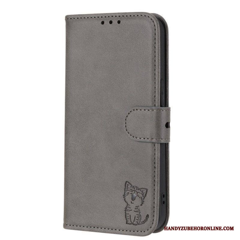 Flip Case Sony Xperia 10 IV Pieni Kissanpentu