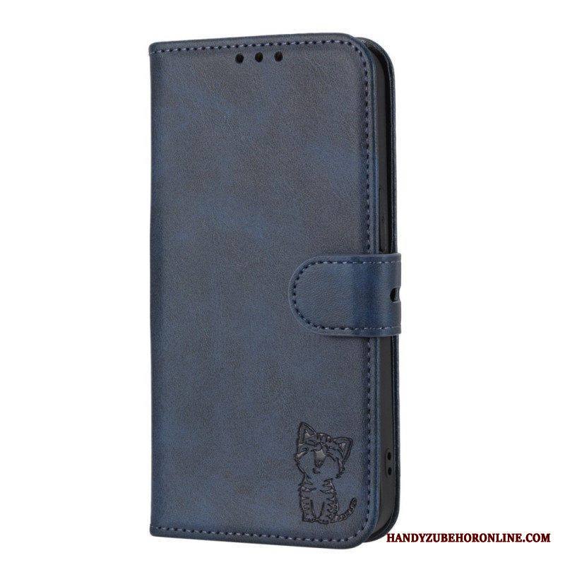 Flip Case Sony Xperia 10 IV Pieni Kissanpentu