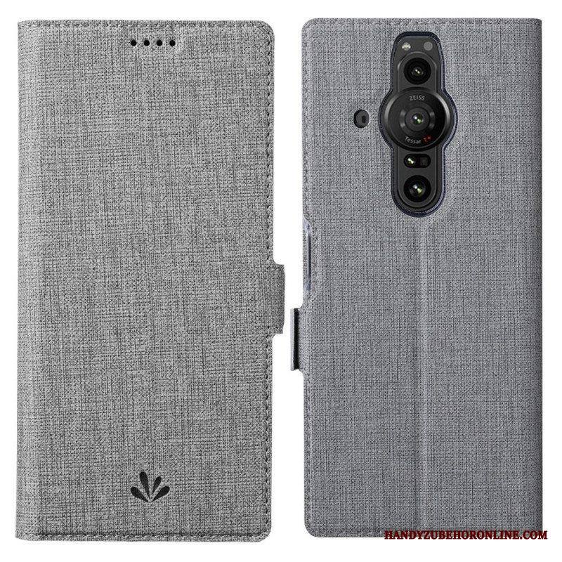 Flip Case Sony Xperia Pro-I Teksturoitu Vili Dmx