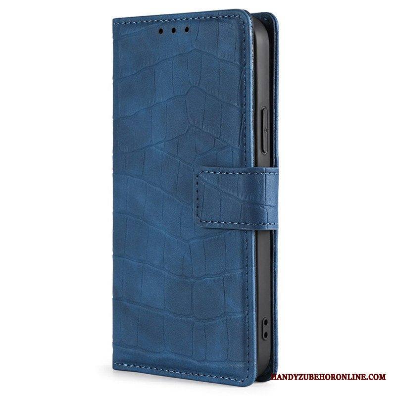 Flip Case Xiaomi 12T / 12T Pro Ihokosketuskrokotiili