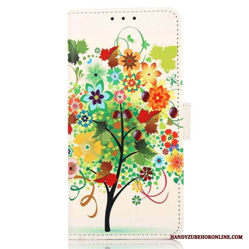 Flip Case Xiaomi 13 Lite Kukkiva Puu
