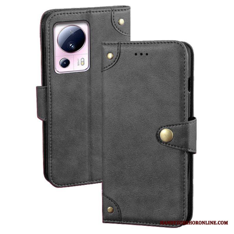 Flip Case Xiaomi 13 Lite Vintage Idewei