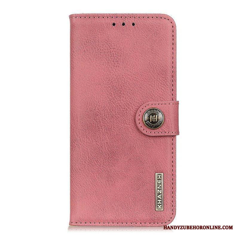 Flip Case Xiaomi Redmi Note 10 5G Khazneh Retro Halkaistu Keinonahka