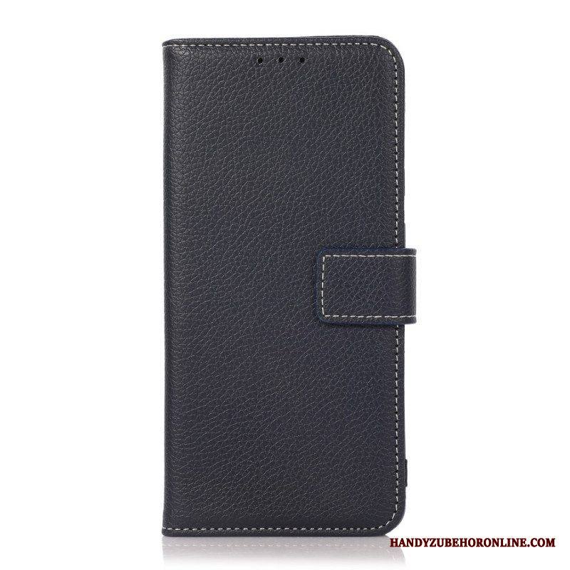 Flip Case Xiaomi Redmi Note 10 Pro Litsi Paljaat Saumat