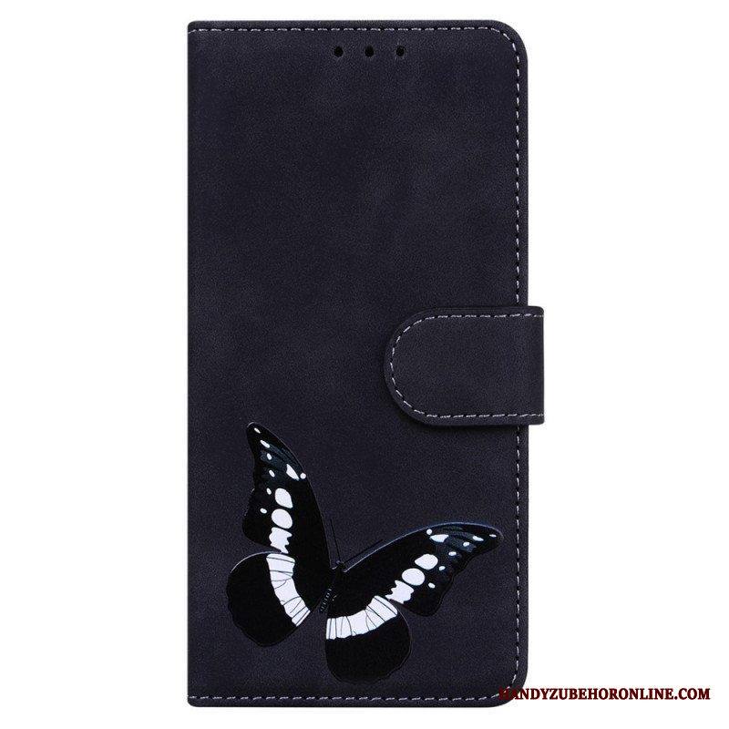 Flip Case Xiaomi Redmi Note 10 Pro Skin Touch Butterfly