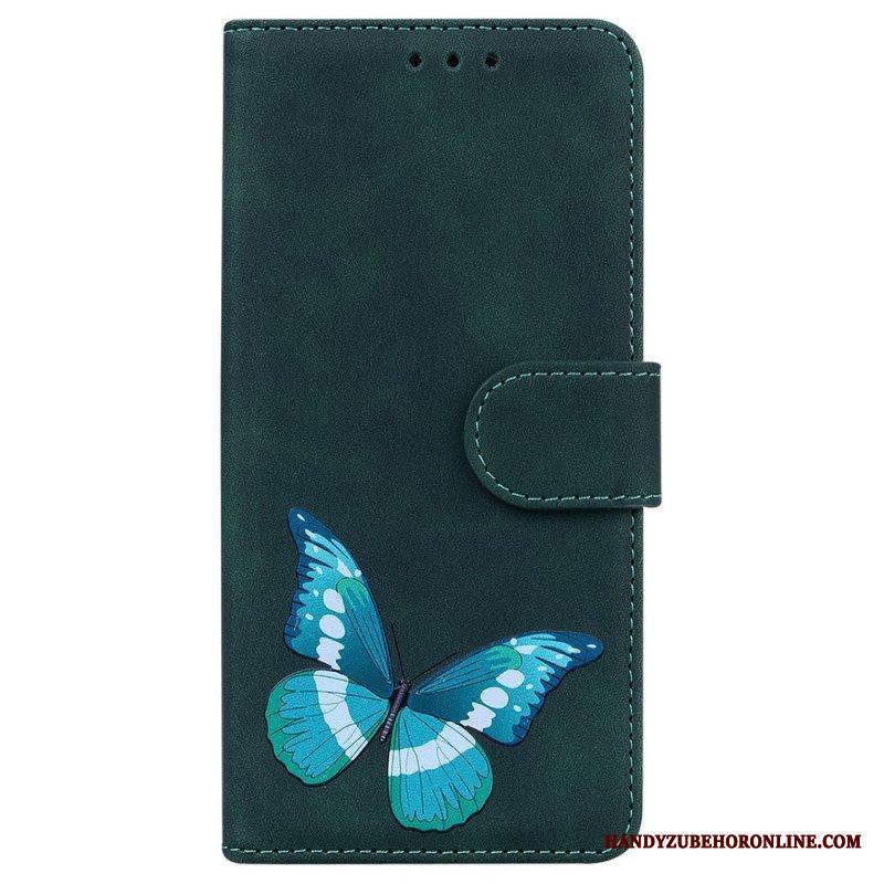 Flip Case Xiaomi Redmi Note 10 Pro Skin Touch Butterfly