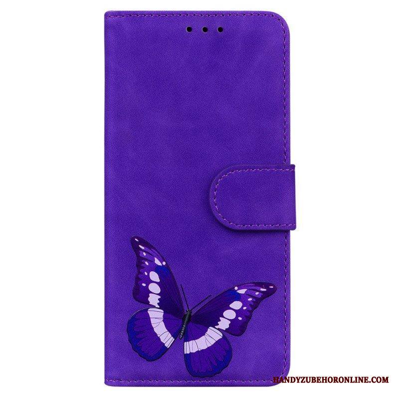 Flip Case Xiaomi Redmi Note 10 Pro Skin Touch Butterfly