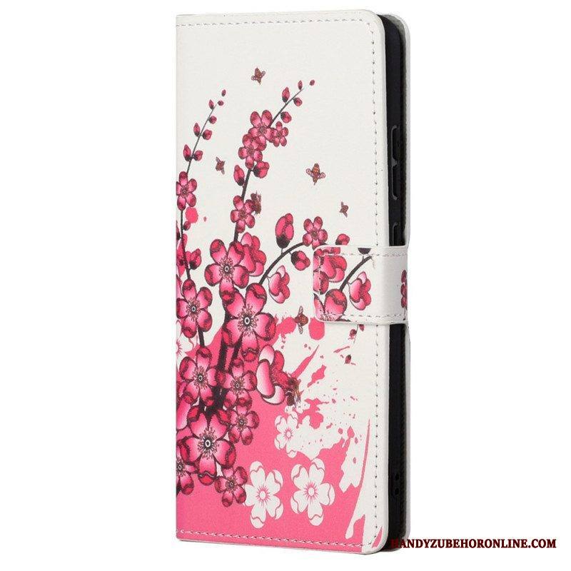 Flip Case Xiaomi Redmi Note 11 / 11S Trooppiset Kukat