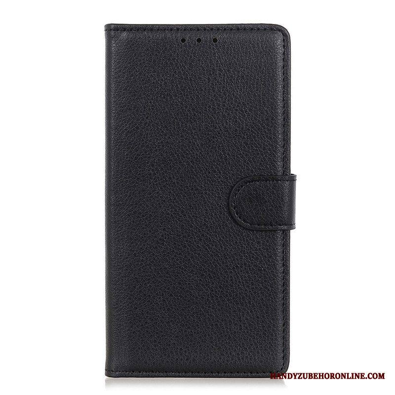 Flip Case Xiaomi Redmi Note 11 Pro Plus 5G Perinteinen Litsi-nahka