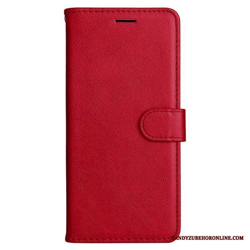 Flip Case Xiaomi Redmi Note 12 5G Suojaketju Kuori Tavallinen Hihnalla