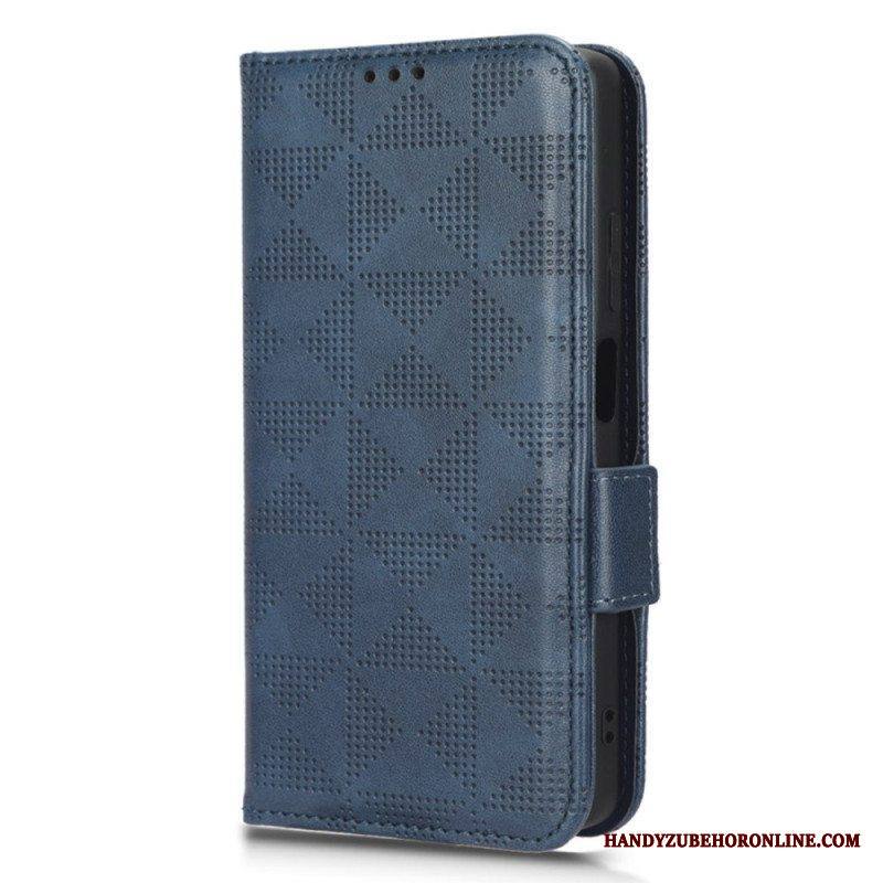 Flip Case Xiaomi Redmi Note 12 Pro Plus Kolmiot Kaulanauhalla