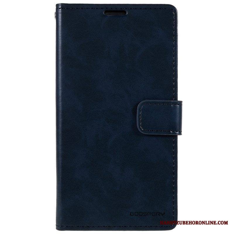 Flip Case iPhone 14 Blue Moon Mercury Goospery