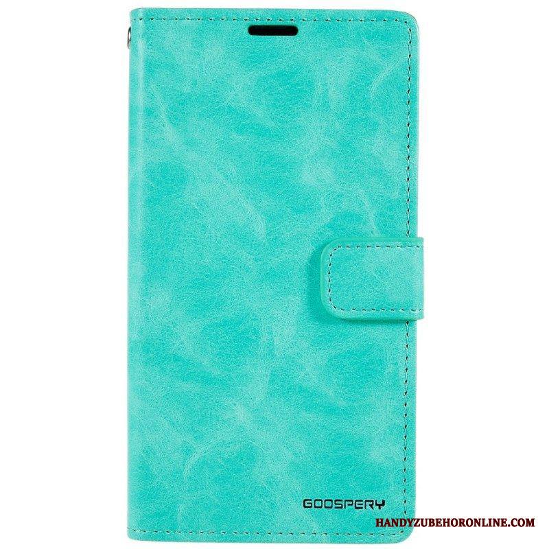 Flip Case iPhone 14 Blue Moon Mercury Goospery