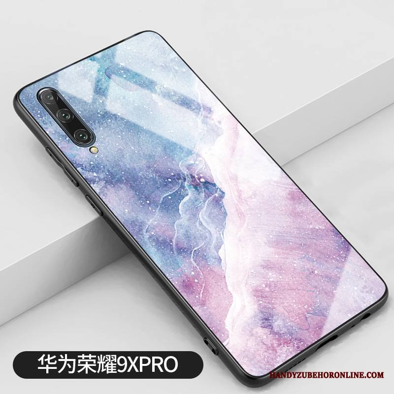 Honor 9x Pro Kuori Jauhe Kotelo Murtumaton Suojaus Silikoni Yksinkertainen Lasi