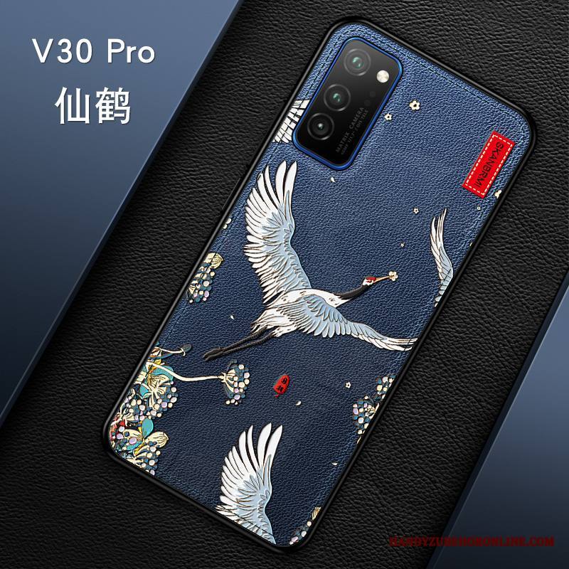 Honor View30 Pro Kuori Tila Ylellisyys Kohokuviointi Suojaus Luova Nahka Ultra