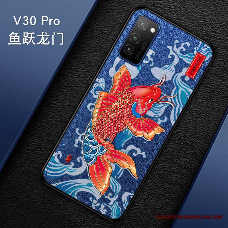 Honor View30 Pro Kuori Ultra Tide-brändi Kohokuviointi Ohut Kukkakuvio Puhelimen Kuoret Kotelo