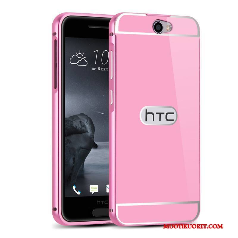 Htc One A9 Takakansi Pinkki Kehys Kuori Metalli Suojaus Kotelo