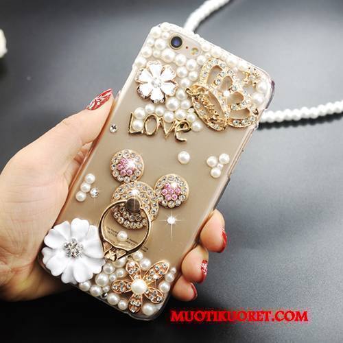 Htc U Play Rhinestone Inlay Puhelimen Kuoret Suojaus Kotelo Kuori Strassi Kulta