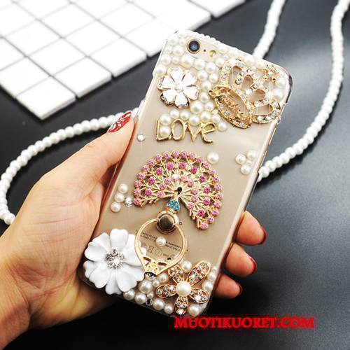 Htc U Play Rhinestone Inlay Puhelimen Kuoret Suojaus Kotelo Kuori Strassi Kulta