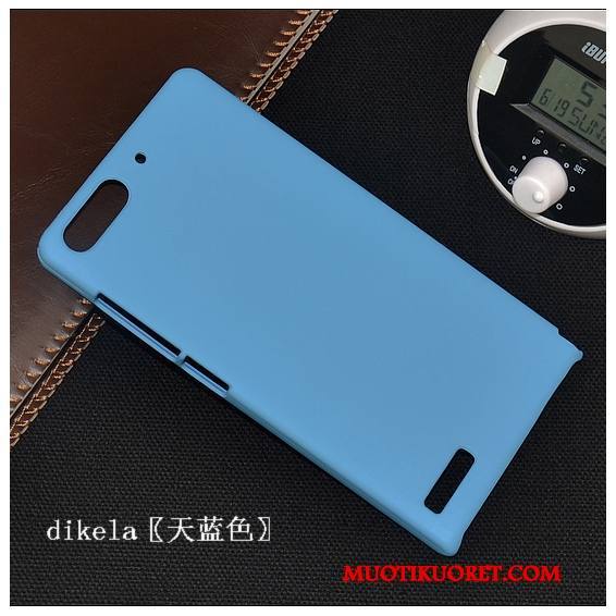 Huawei Ascend G6 Kova Kotelo Kuori Puhelimen Kuoret Keltainen Pesty Suede Suojaus