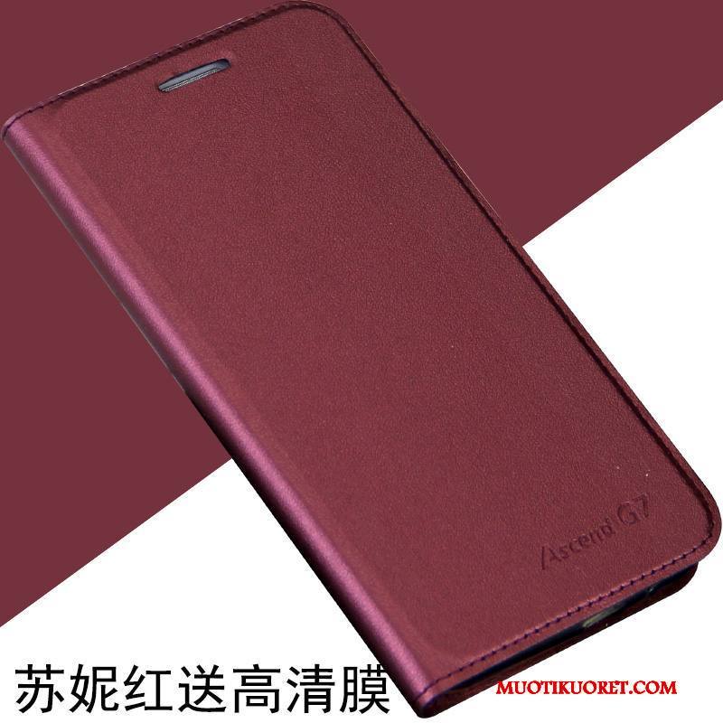 Huawei Ascend G7 Kuori Suojaus Murtumaton Puhelimen Kuoret Jauhe Kotelo Nahkakotelo