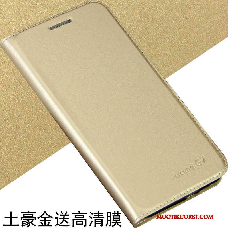 Huawei Ascend G7 Kuori Suojaus Murtumaton Puhelimen Kuoret Jauhe Kotelo Nahkakotelo