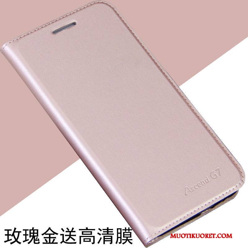 Huawei Ascend G7 Kuori Suojaus Murtumaton Puhelimen Kuoret Jauhe Kotelo Nahkakotelo