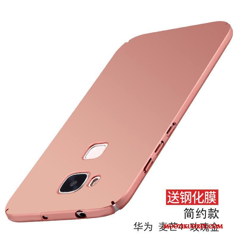 Huawei G7 Plus Kotelo Pesty Suede Silikoni Kuori Murtumaton Kulta Kova