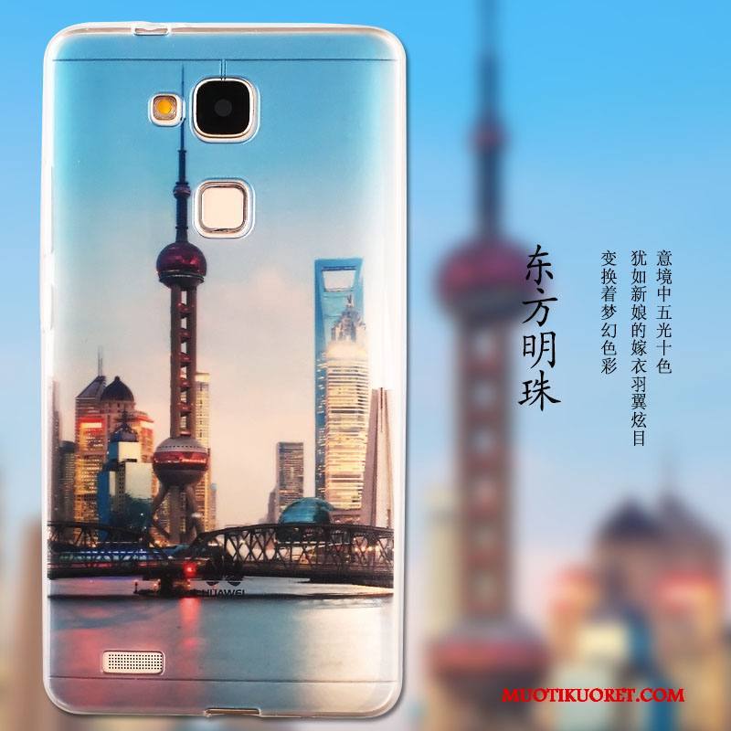 Huawei G7 Plus Pehmeä Neste Puhelimen Kuoret Suojaus Kuori Kotelo Murtumaton Silikoni