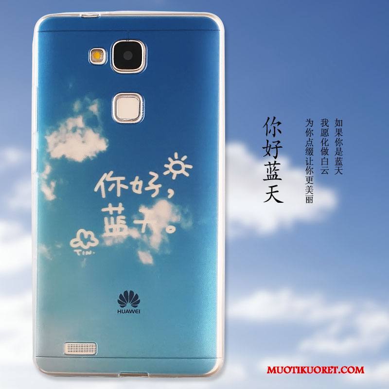 Huawei G7 Plus Pehmeä Neste Puhelimen Kuoret Suojaus Kuori Kotelo Murtumaton Silikoni