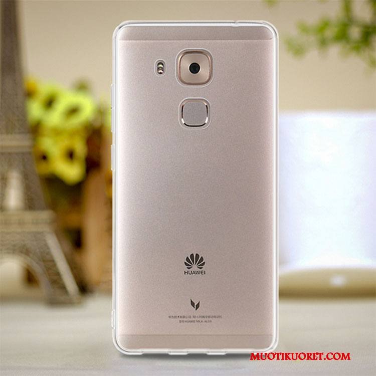 Huawei G9 Plus Kuori Pehmeä Neste Punainen Silikoni Kotelo All Inclusive Jauhe Läpinäkyvä