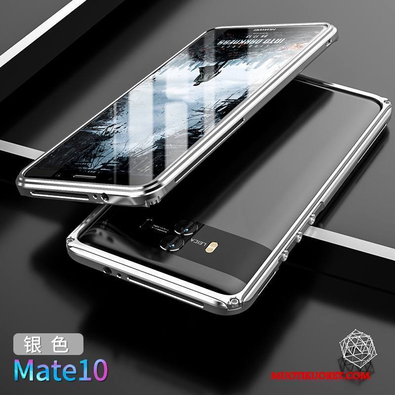 Huawei Mate 10 Kuori Kotelo Suojaus Kulta Puhelimen Kuoret Metalli Takakansi Kehys