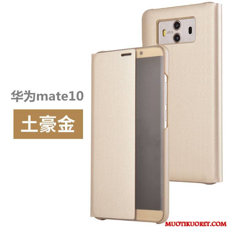 Huawei Mate 10 Kuori Kotelo Suojaus Puhelimen Kuoret Harmaa Nahkakotelo Simpukka