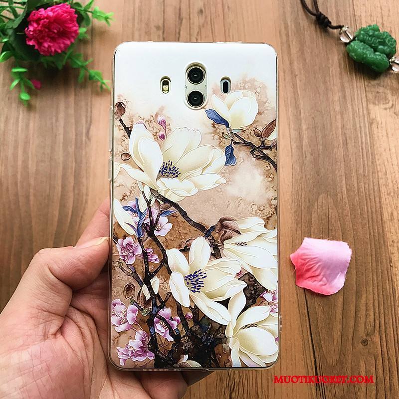 Huawei Mate 10 Kuori Luova Puhelimen Kohokuviointi All Inclusive Silikoni Kotelo Pehmeä Neste