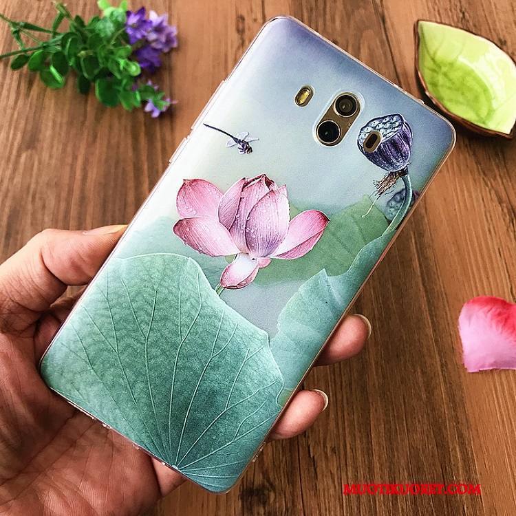 Huawei Mate 10 Kuori Luova Puhelimen Kohokuviointi All Inclusive Silikoni Kotelo Pehmeä Neste