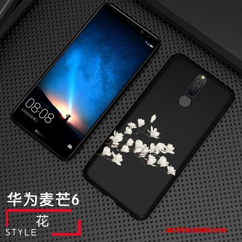 Huawei Mate 10 Lite Kuori Luova Murtumaton Pesty Suede Puhelimen Kuoret Musta Kotelo Persoonallisuus