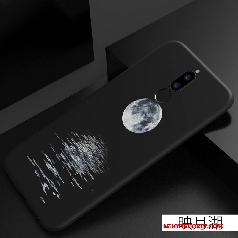 Huawei Mate 10 Lite Kuori Musta Silikoni Ihana Pehmeä Neste All Inclusive Suojaus Trendi