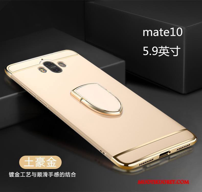 Huawei Mate 10 Pesty Suede Auto Kova Murtumaton Magneettinen Rengas Kuori