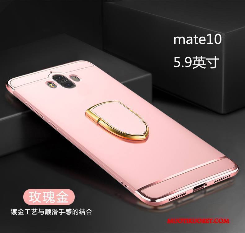 Huawei Mate 10 Pesty Suede Auto Kova Murtumaton Magneettinen Rengas Kuori