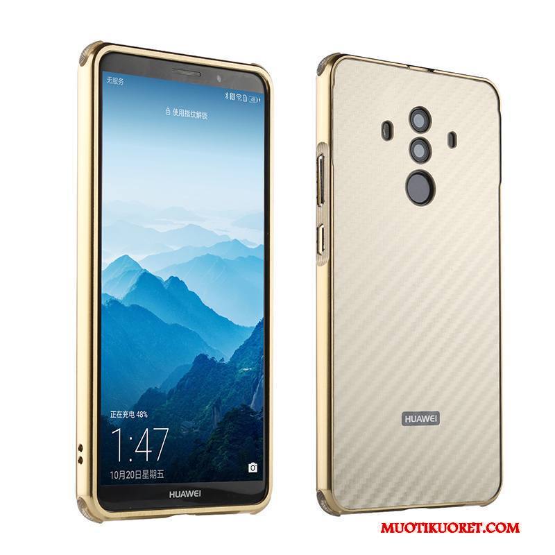 Huawei Mate 10 Pro Kuori All Inclusive Kotelo Trendi Vihreä Murtumaton Metalli Kehys